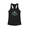 Saltwater & Savior Racerback Tank – Faith-Based Beach Summer Top for Women