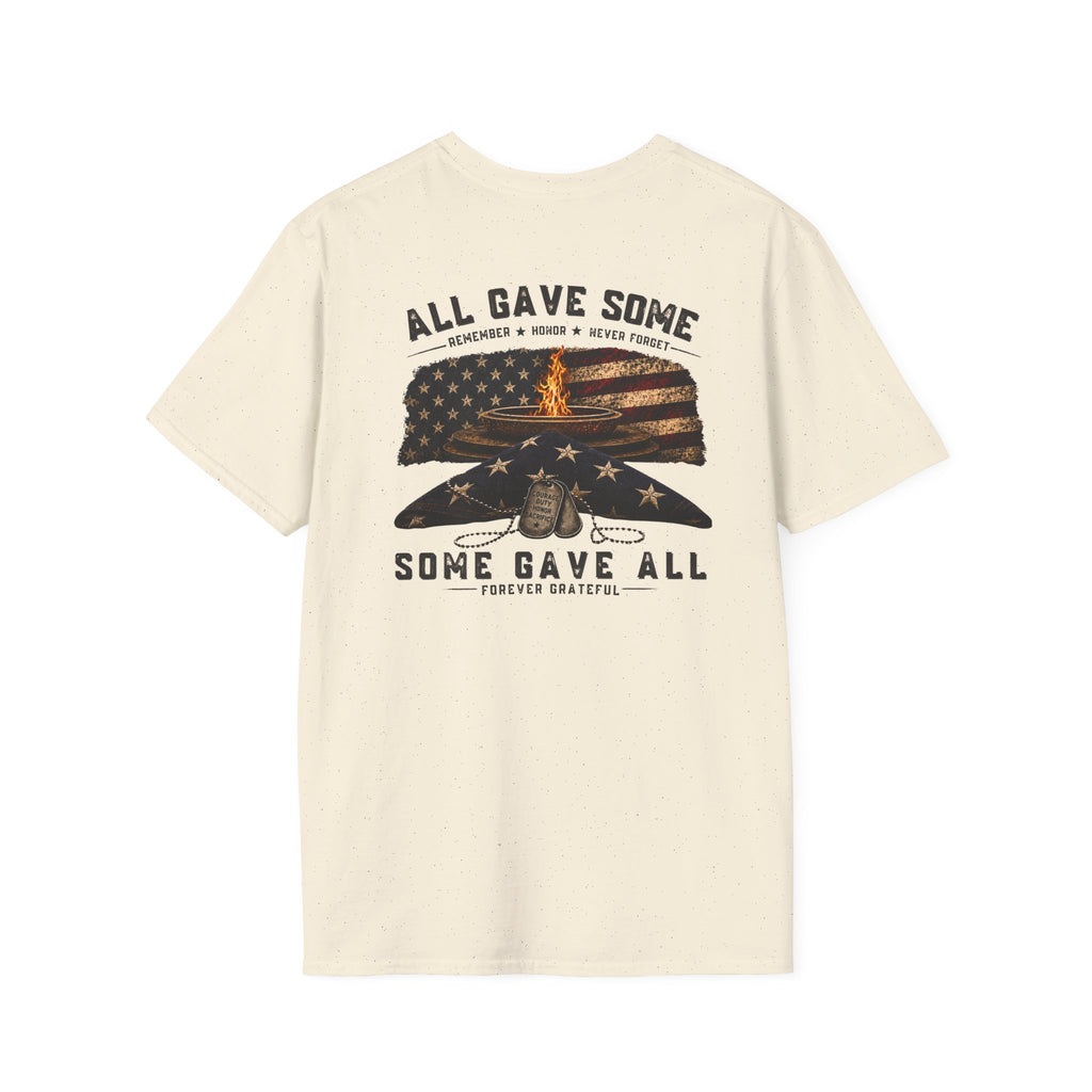 Veteran Tribute T-Shirt — "All Gave Some, Some Gave All" Memorial Tee