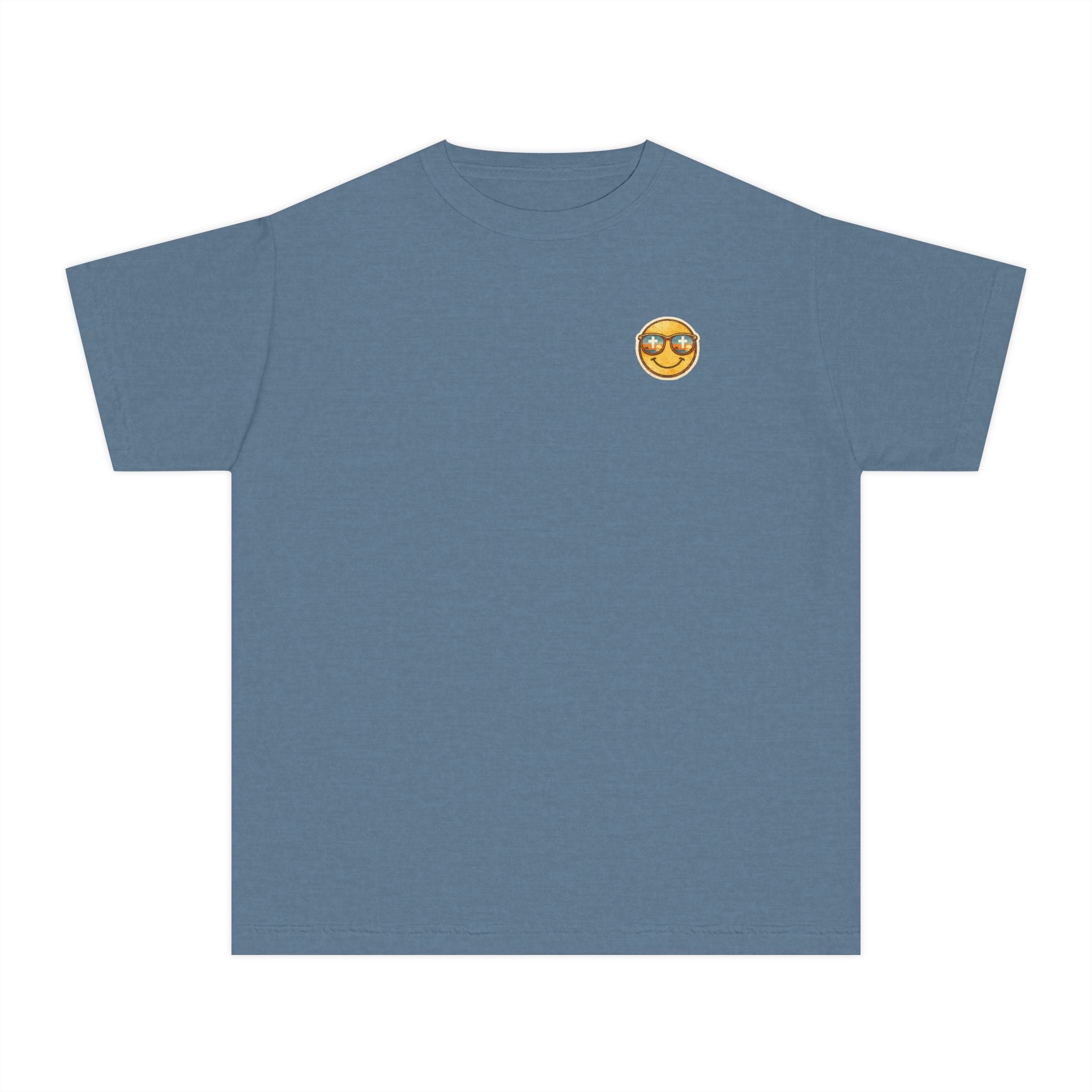 Youth Tee — "Salt & Light" Smiling Sun Graphic (Matthew 5:13-16)