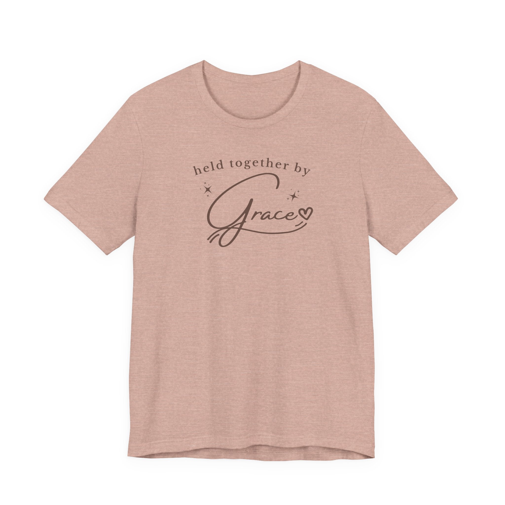 Held Together by Grace T-Shirt — Inspirational Faith Tee