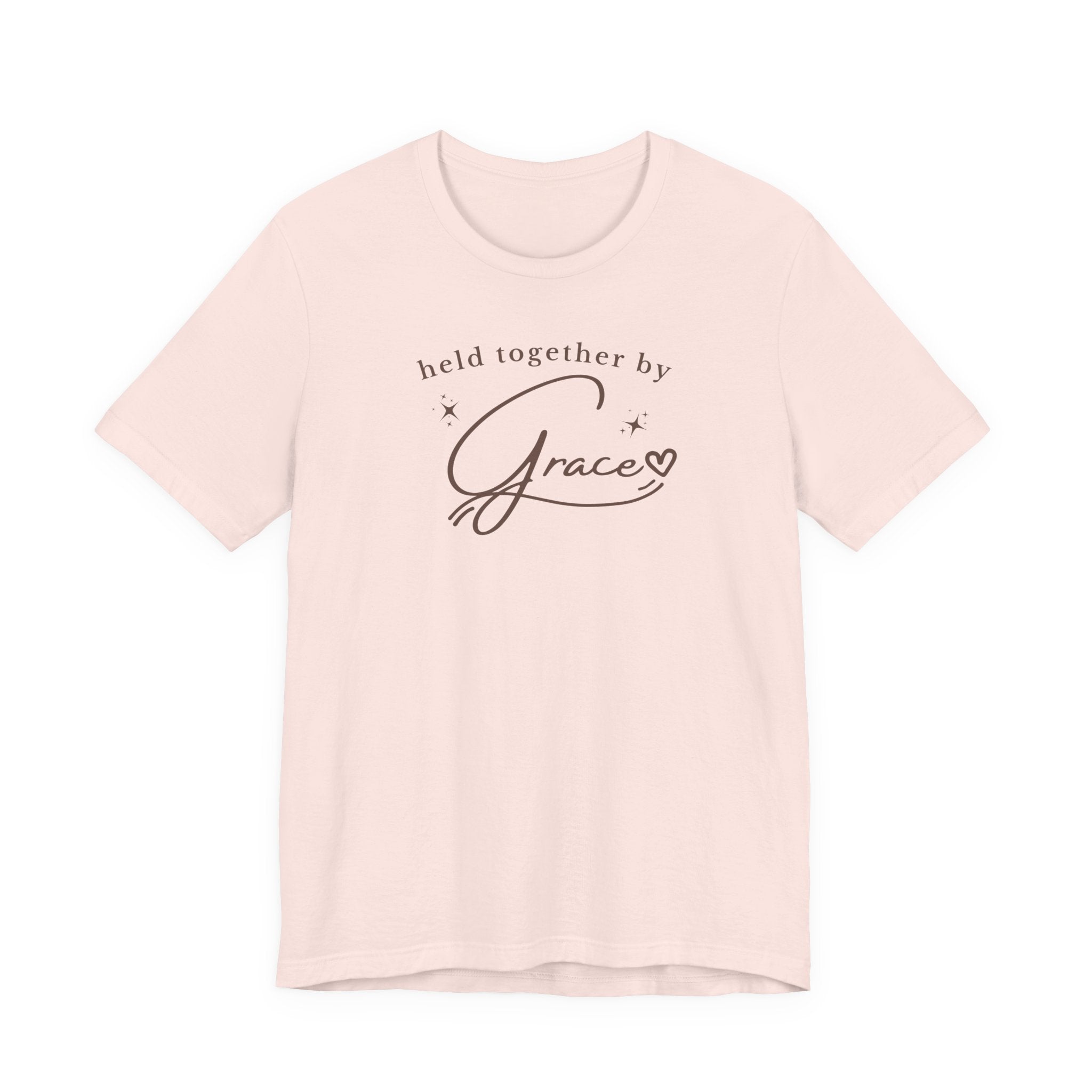 Held Together by Grace T-Shirt — Inspirational Faith Tee