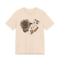 Growing in Grace Sunflower Tee | Faith Floral Graphic Shirt | Christian Bella Canvas T-Shirt