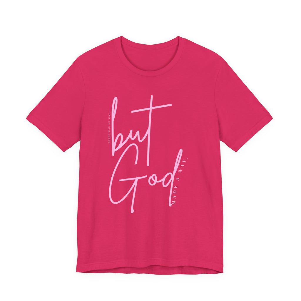 But God Script Tee – Faith-Based Graphic Shirt