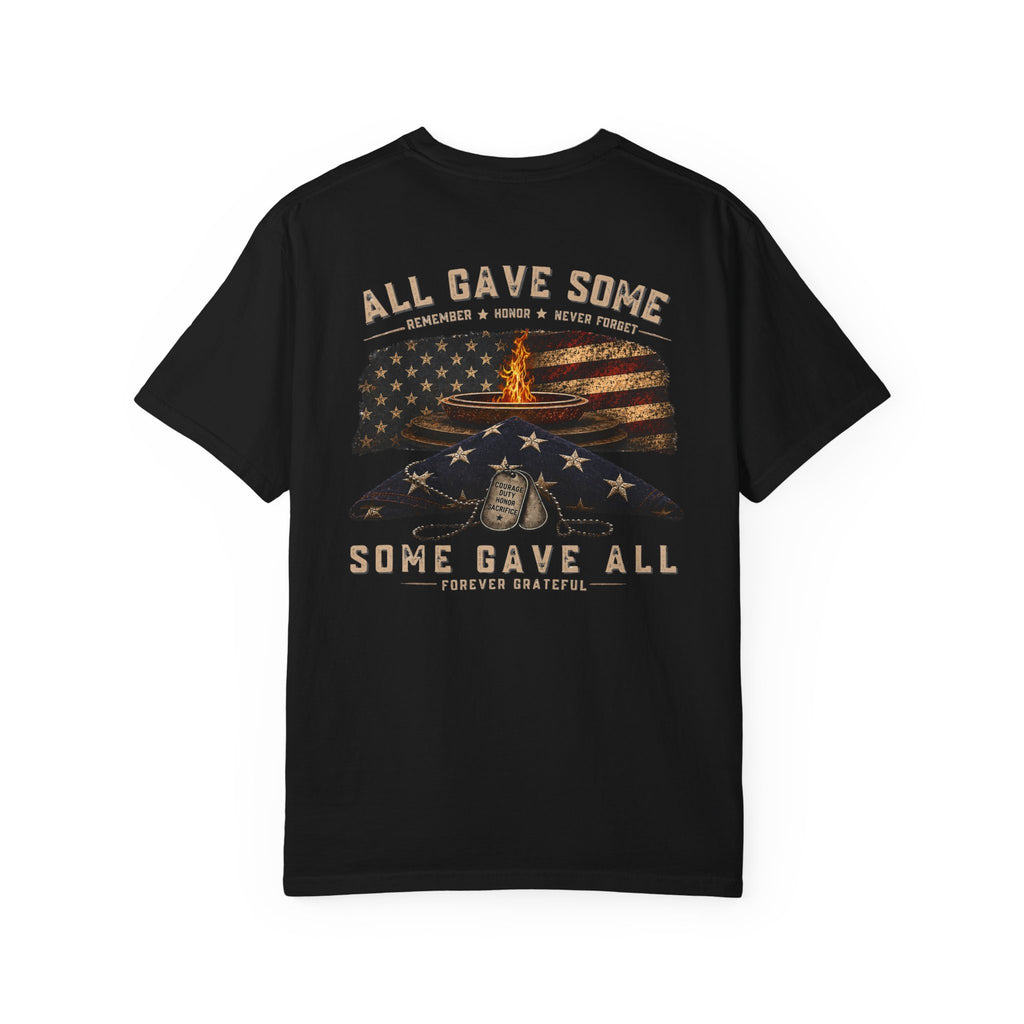 Memorial Day Shirt Comfort Colors Patriotic Tee All Gave Some Some Gave All Military Tribute Shirt