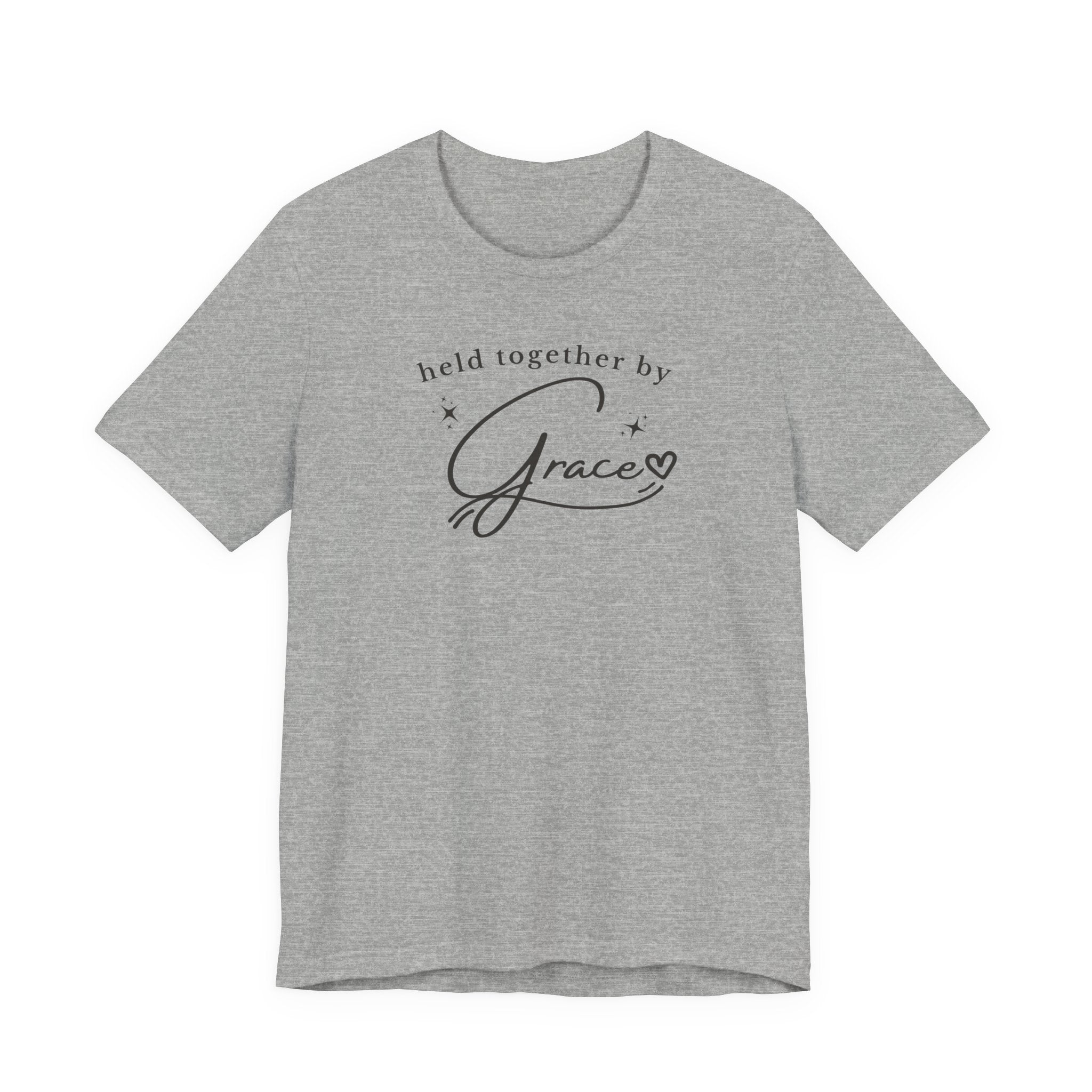 Held Together by Grace T-Shirt — Inspirational Faith Tee