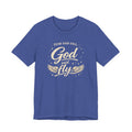 Fear Said Fall, God Said Fly Tee | Faith-Based Graphic Shirt