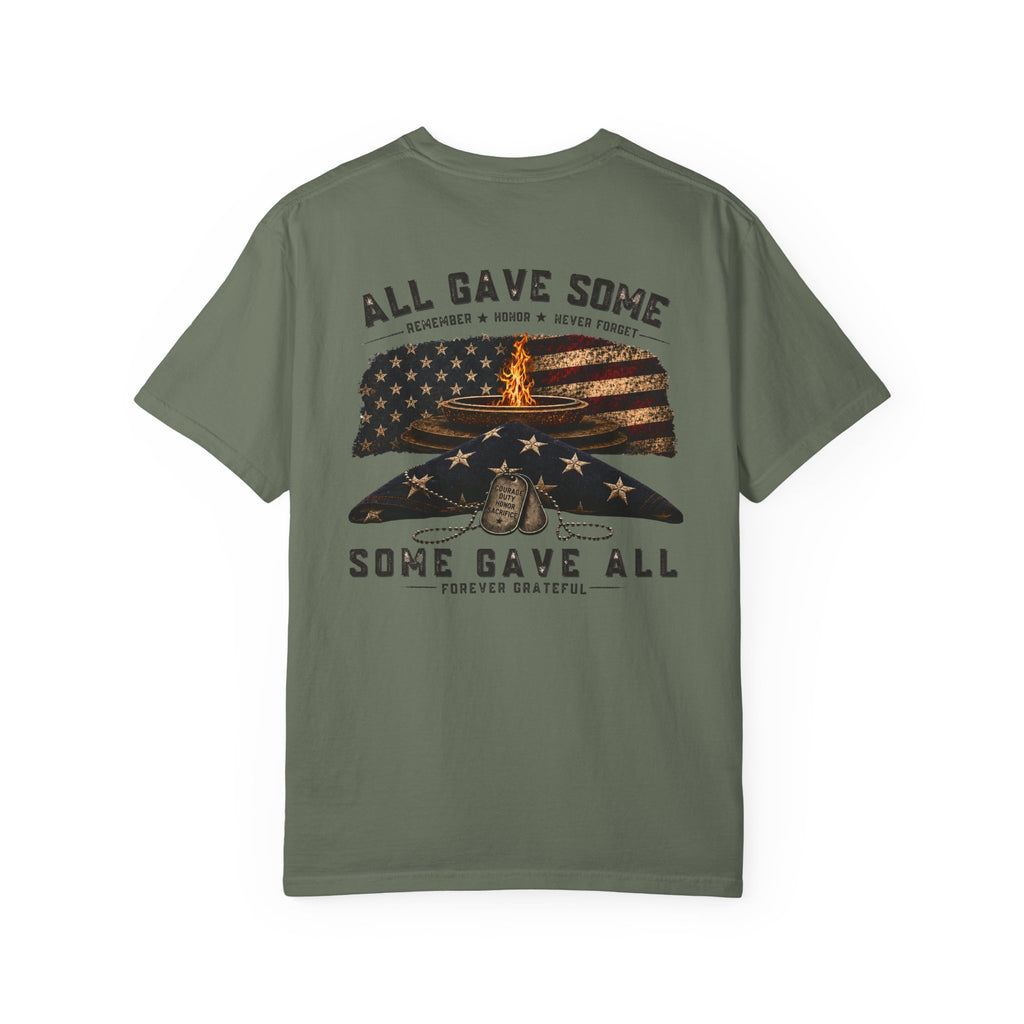 Memorial Day Shirt Comfort Colors Patriotic Tee All Gave Some Some Gave All Military Tribute Shirt