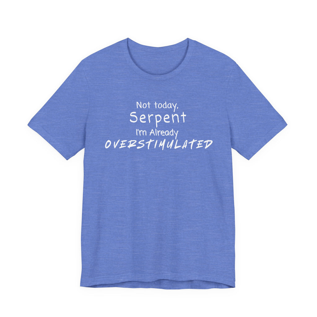 Not Today Serpent I’m Already Overstimulated Shirt
