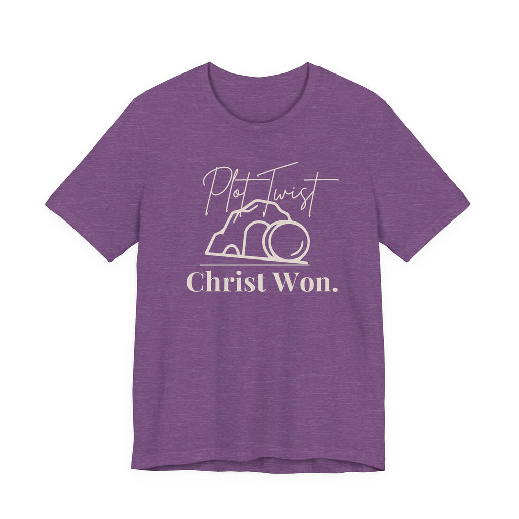 Plot Twist: Christ Won – Christian Easter Shirt