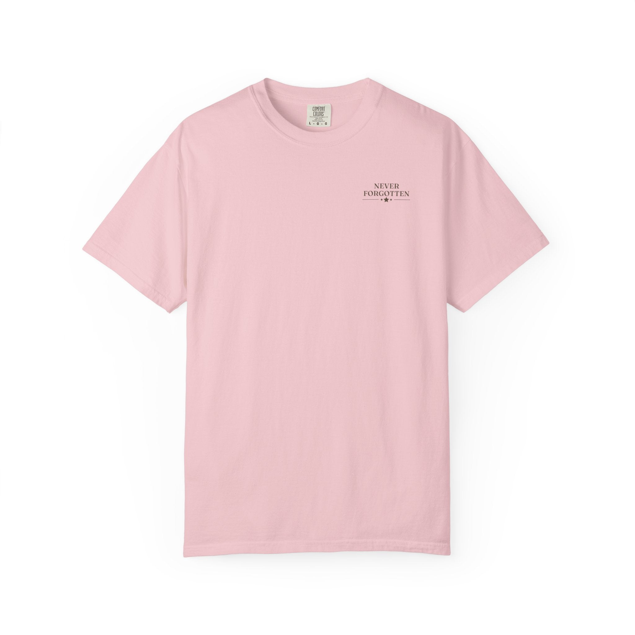 Greater Love Memorial Shirt – Comfort Colors Tee | Christian Patriotic Shirt | Memorial Day Shirt | Never Forgotten Tee